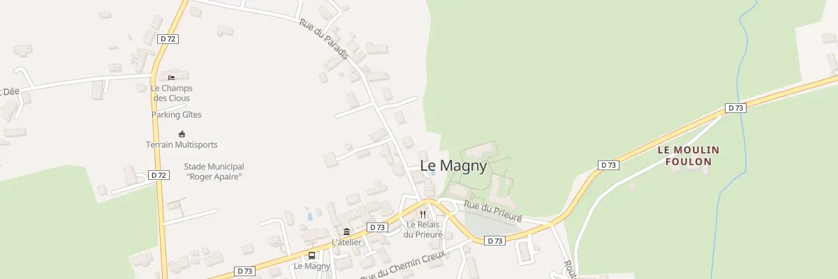 Plan du 7 Rue du Paradis au Magny
