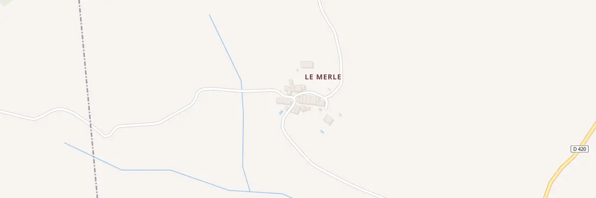 Plan du 20 Hameau Le Merle à Seignalens
