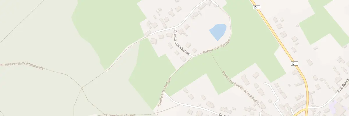 Plan du 6 Rle aux Vaches à Savignies