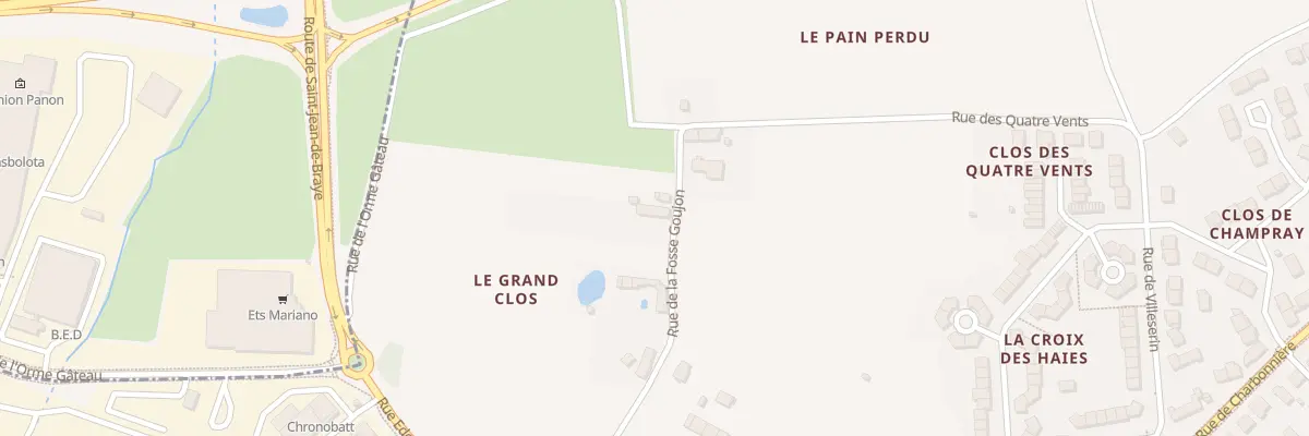 Plan du 35 Rue de la Fosse Goujon à Saint-Jean-de-Braye