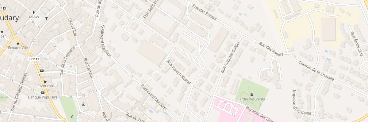 Plan du 27 Rue du Gen Paul Rollet à Castelnaudary