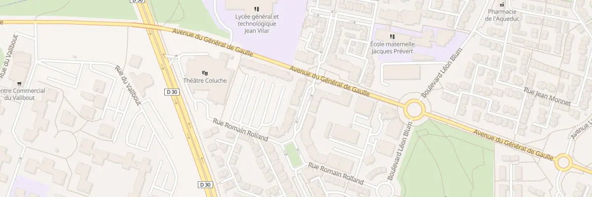 Plan du 388 Av des Sablons à Plaisir