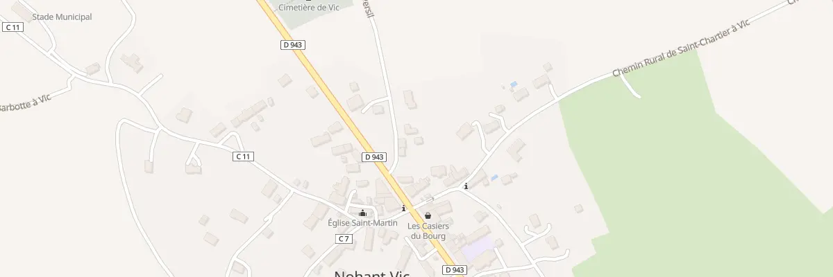 Plan du 5 Rte du Persil à Nohant-Vic
