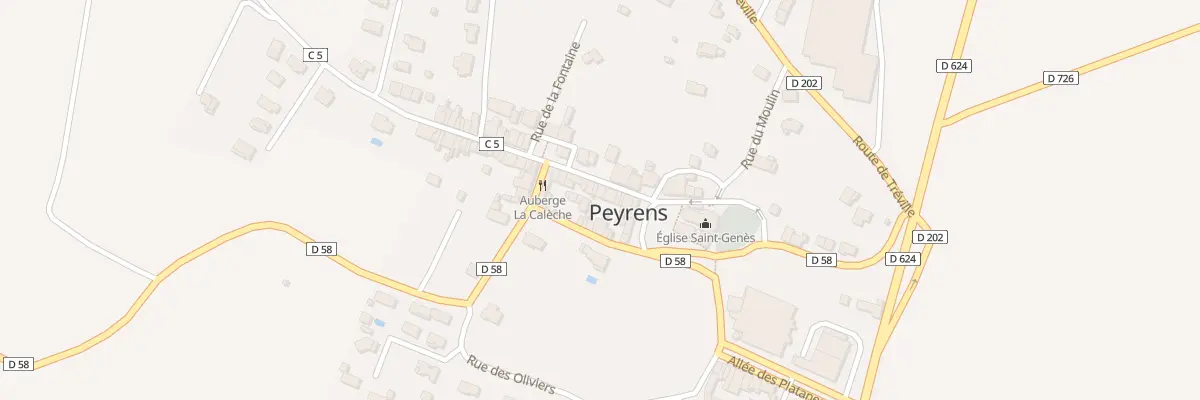 Plan du 9 Gr Grand Rue à Peyrens
