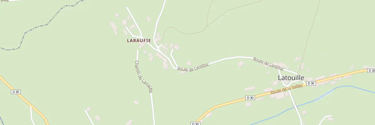 Plan du 5035 Las Vignes à Latouille-Lentillac