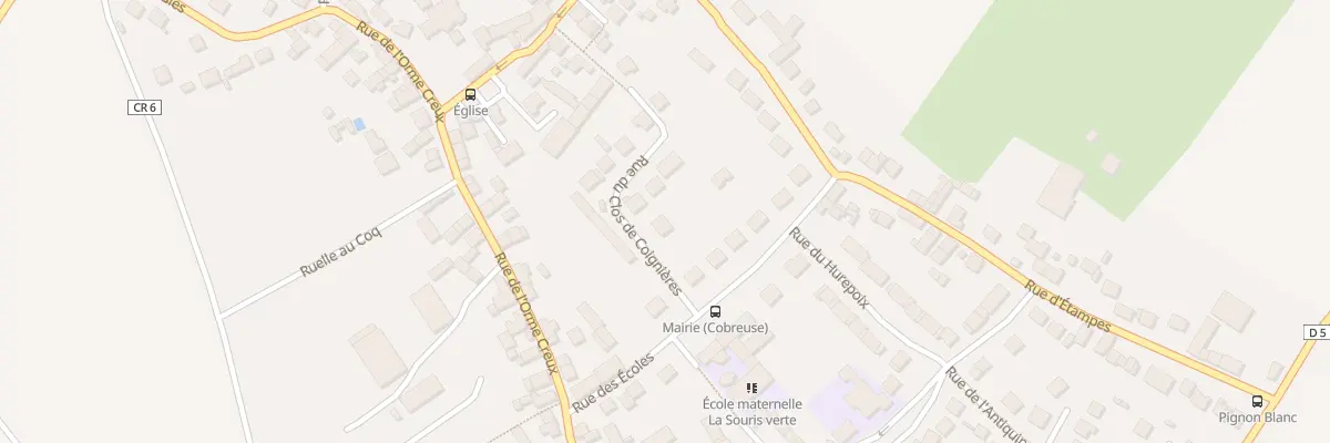 Plan du 1 Rue du Clos de Coignières à Corbreuse