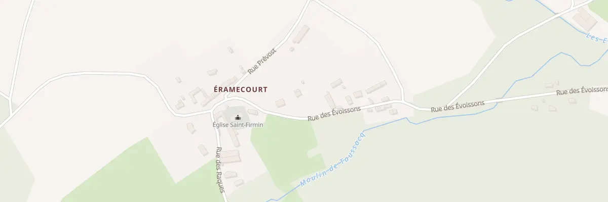 Plan du 3 Rue des Evoissons à Équennes-Éramecourt