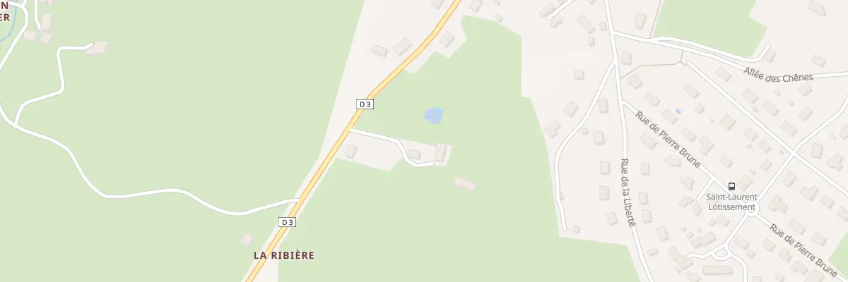 Plan du 1 La Ribiere à Saint-Laurent