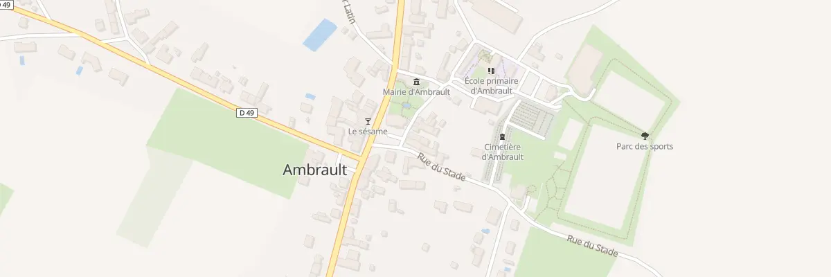 Plan du 14 Pl de l’Eglise à Ambrault