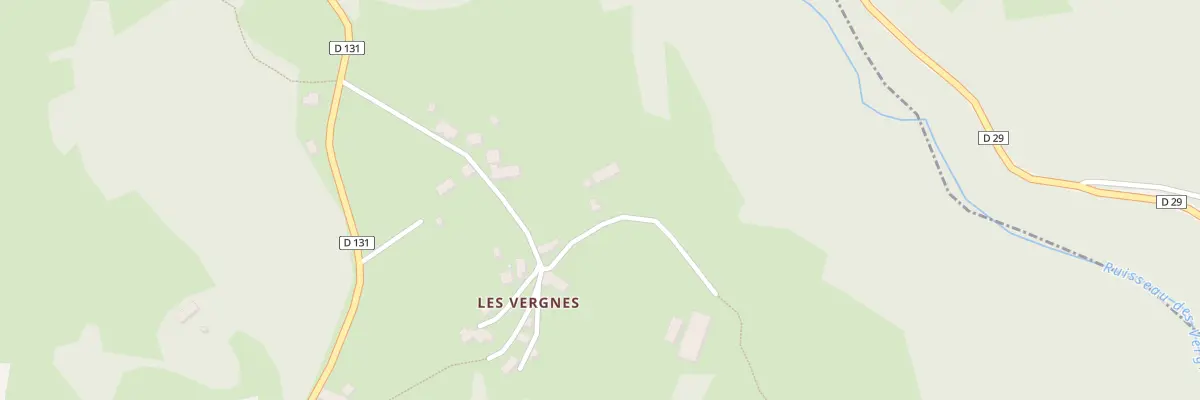 Plan du 9 Les Vergnes à Champagnac-la-Prune