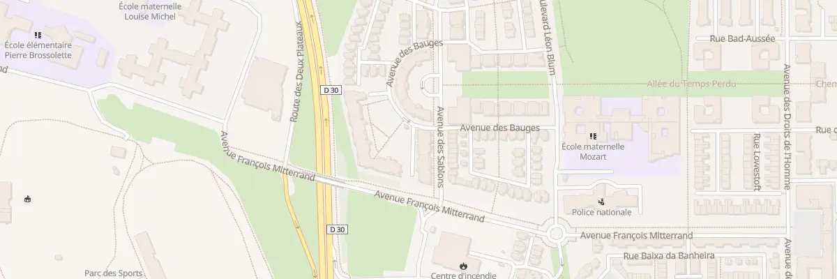 Plan du 163 Av des Bauges à Plaisir