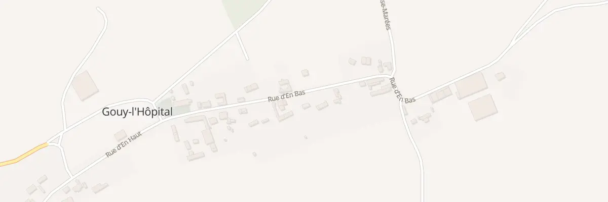 Plan du 10 Rue d’En Bas Gouy l’Hopital à Hornoy-le-Bourg