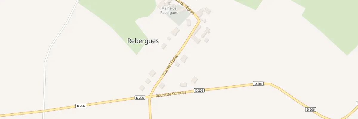 Plan du 68 Rue de l’Eglise à Rebergues