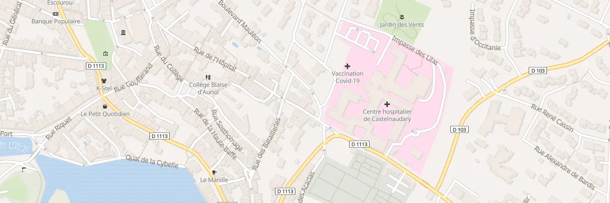 Plan du 6 Rue de l’Hôpital à Castelnaudary