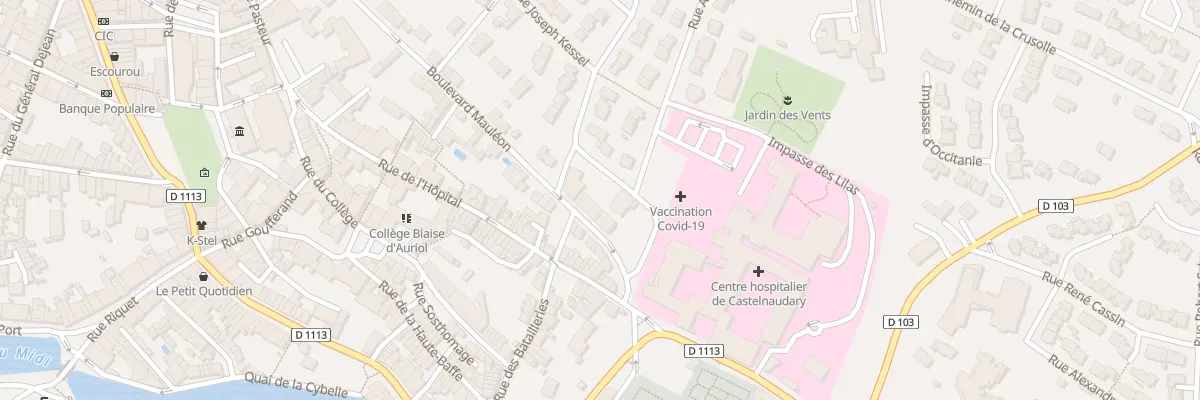 Plan du 8 Bd Mauléon à Castelnaudary