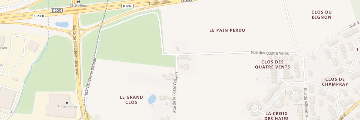 Plan du 46 Rue de la Fosse Goujon à Saint-Jean-de-Braye