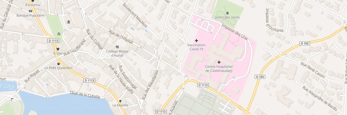 Plan du 5 Bd Mauléon à Castelnaudary