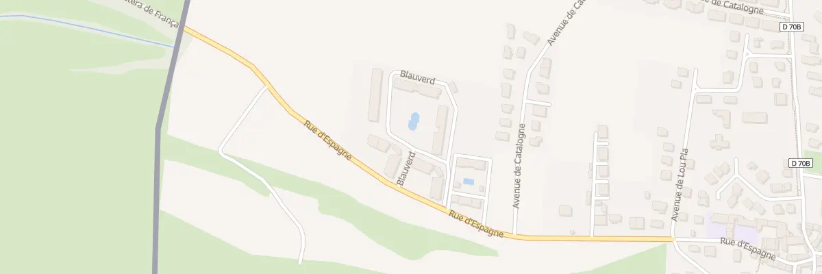 Plan du 5005F Rue d’Espagne à Palau-de-Cerdagne