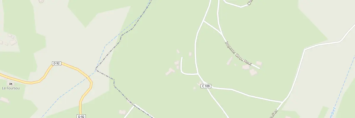 Plan du 5059 Girou à Saint-Bressou