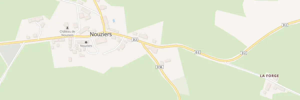 Plan du 1 Rue de l’Eglise à Nouziers