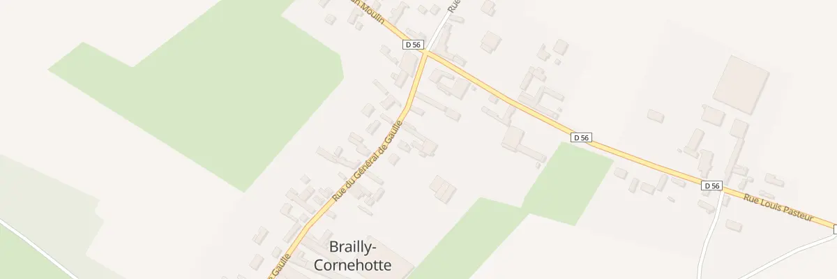 Plan du 9 Rue du Général de Gaulle à Brailly-Cornehotte