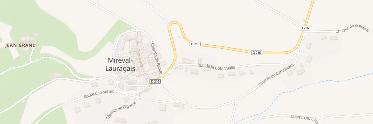 Plan du 1 Rue de la Cote Vieille à Mireval-Lauragais