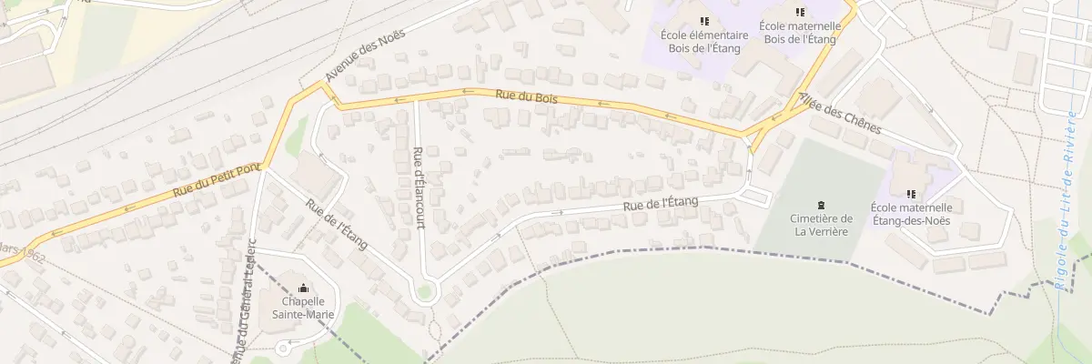 Plan du 29 Rue de l’Etang à La Verrière
