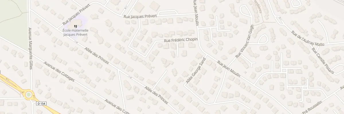 Plan du 7 Rue Frederic Chopin à Verneuil-sur-Seine