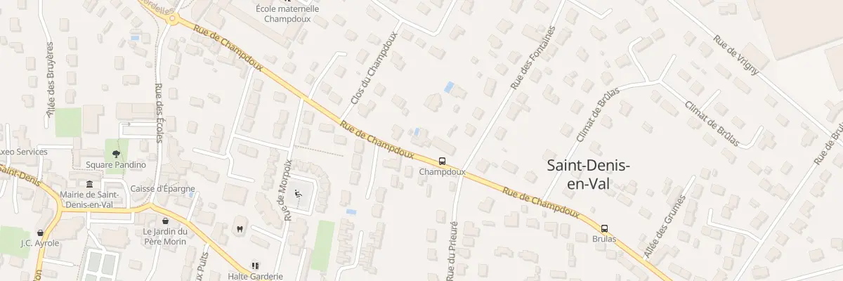 Plan du 329 Rue de Champdoux à Saint-Denis-en-Val