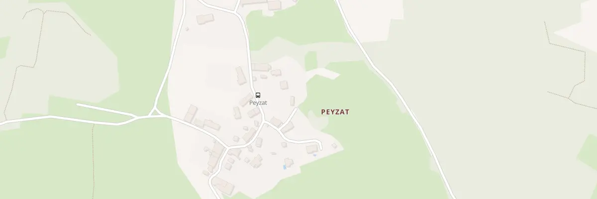 Plan du 14 Peyzat à Glénic