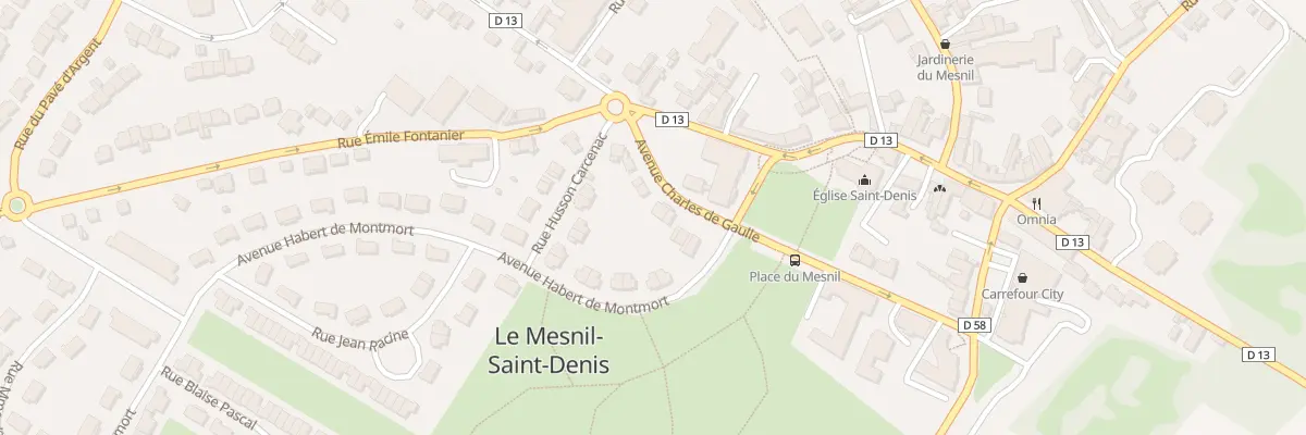 Plan du 21 Av Charles de Gaulle au Mesnil-Saint-Denis