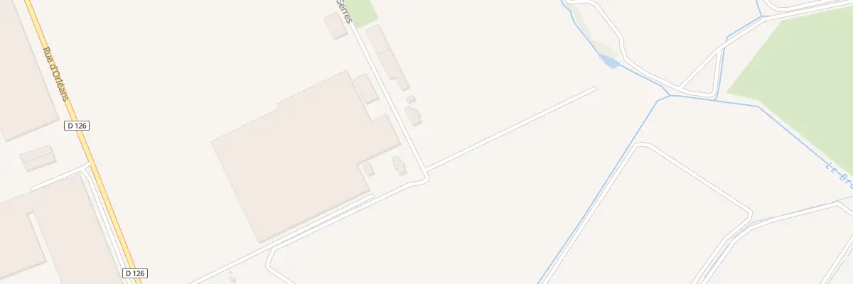 Plan du 609 Rue des Serres à Saint-Cyr-en-Val