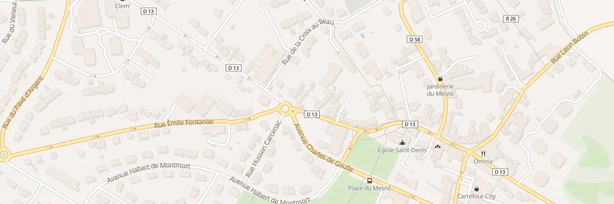Plan du 38B Rue Raymond Berrurier au Mesnil-Saint-Denis