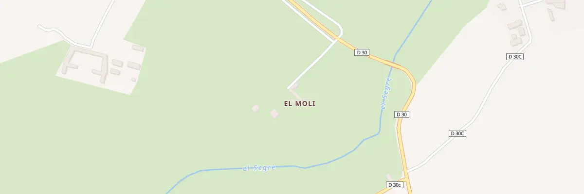 Plan du 2 El Moli de Travi à Bourg-Madame