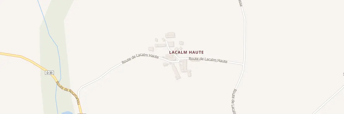 Plan du 5272 Lacalm Haute à Cestayrols