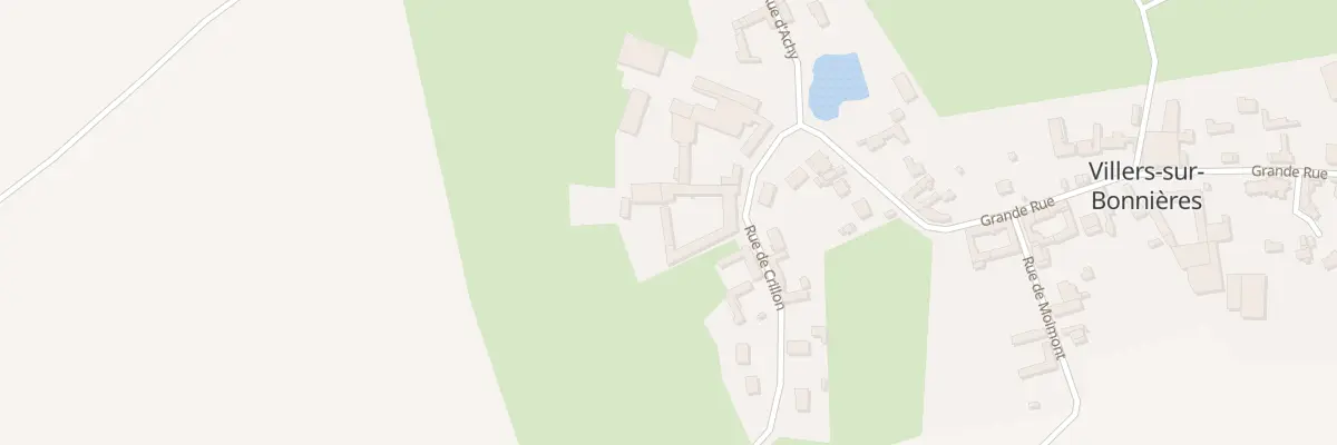 Plan du 6 Rue de Crillon à Villers-sur-Bonnières