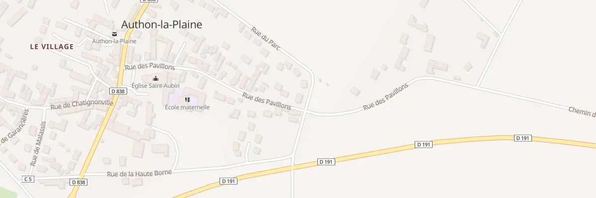 Plan du 49 Rue des Pavillons à Authon-la-Plaine