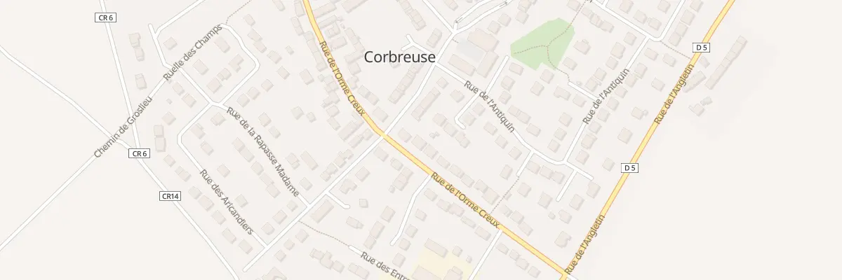 Plan du 63 Rue de l’Orme Creux à Corbreuse