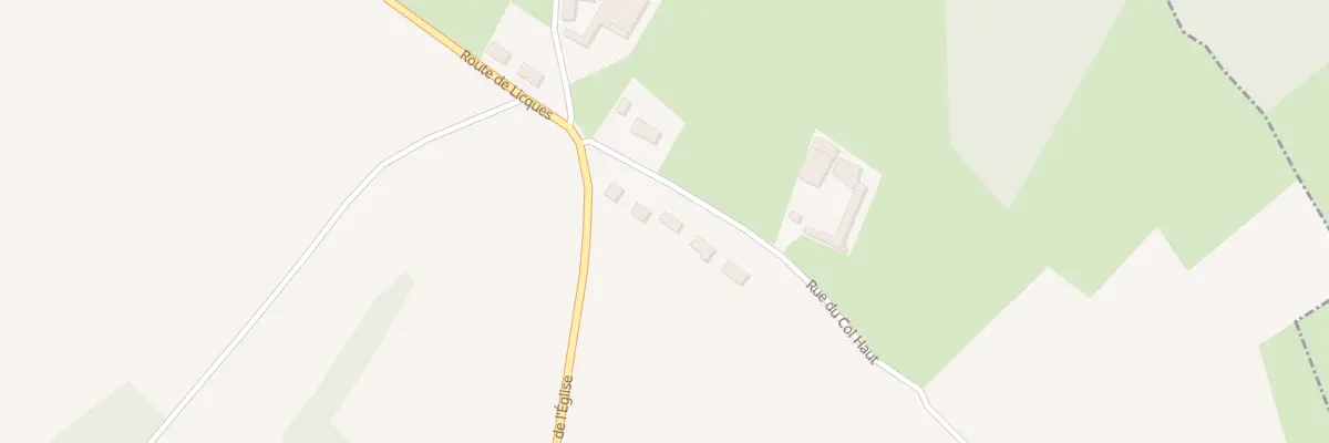 Plan du 72 Rue du Col Haut à Rebergues