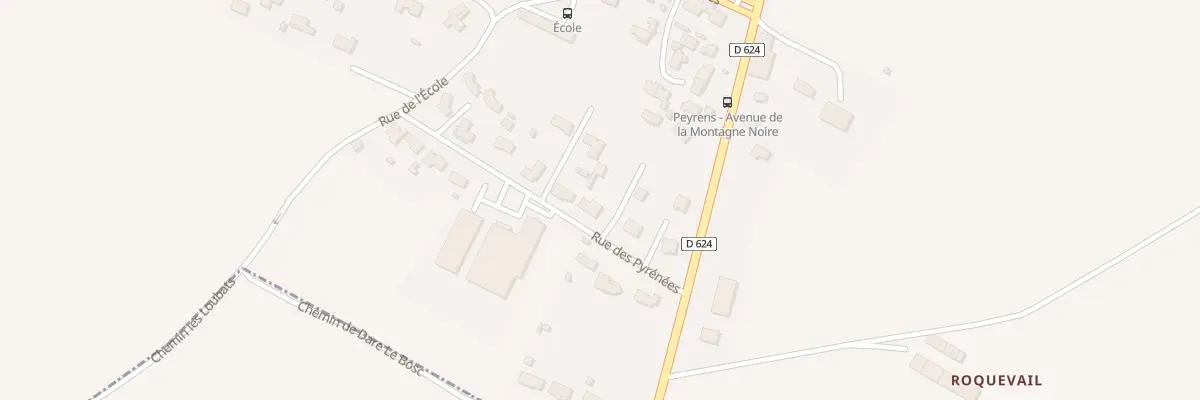 Plan du 6 Rue des Pyrénées à Peyrens