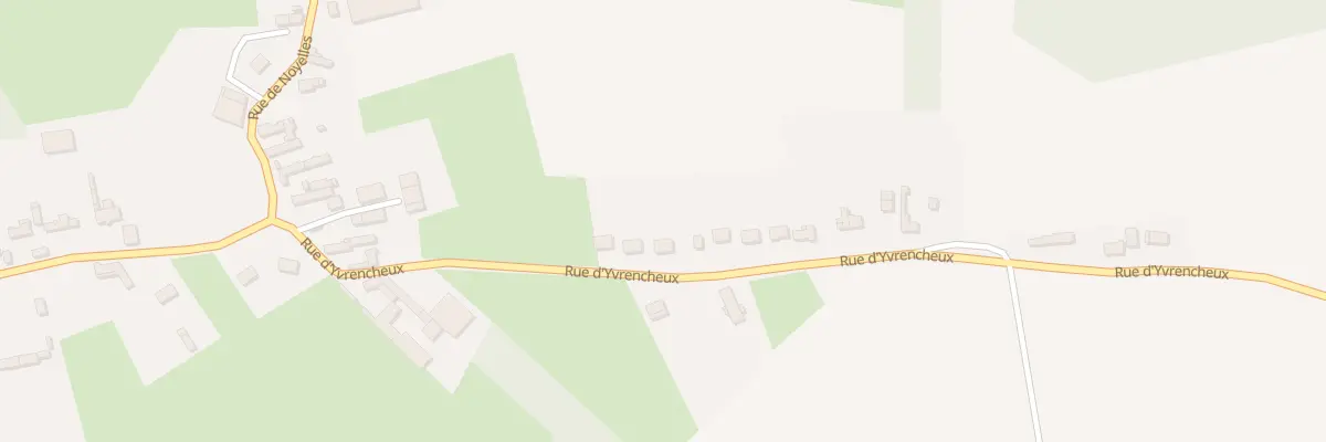 Plan du 3E Rue d’Yvrencheux à Gapennes