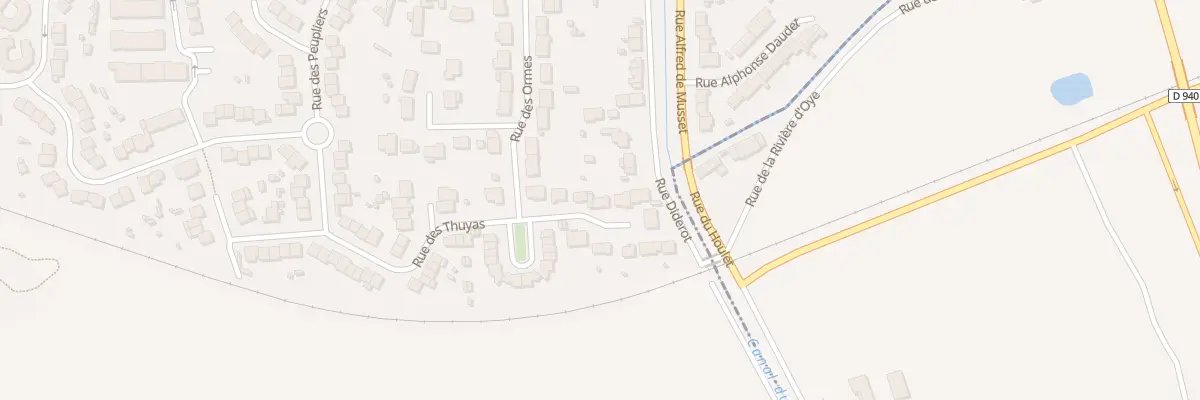 Plan du 321 Rue des Thuyas à Marck