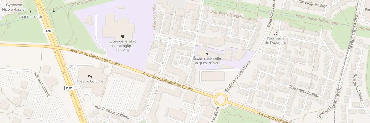 Plan du 270 Rue Marcel Pagnol à Plaisir
