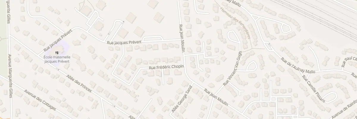 Plan du 2 Rue Frederic Chopin à Verneuil-sur-Seine