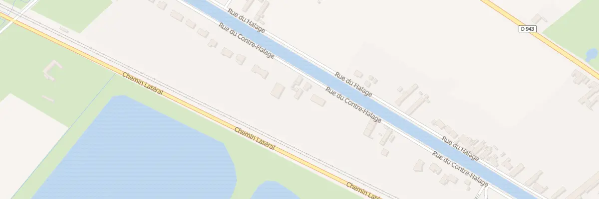 Plan du 4364 Rue du Contre Halage aux Attaques