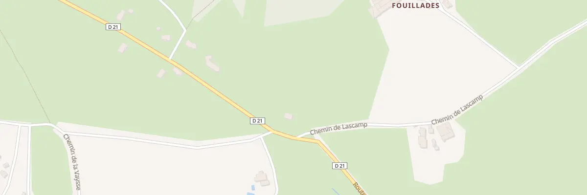 Plan du 5159 Les Fouillades à Béduer