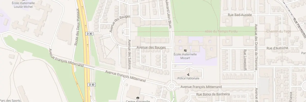 Plan du 59 Av des Bauges à Plaisir