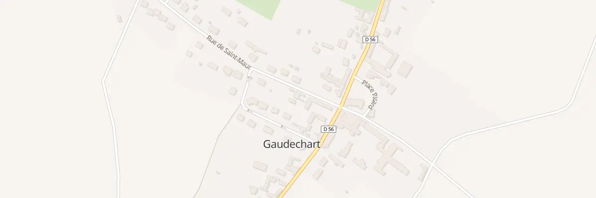 Plan du 1 Rue de Saint-maur à Gaudechart