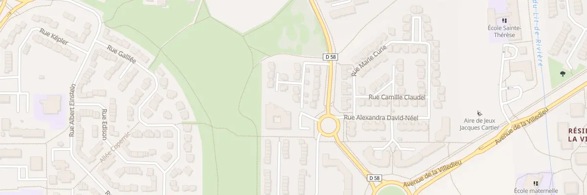 Plan du 18 Rue Flora Tristan à Élancourt