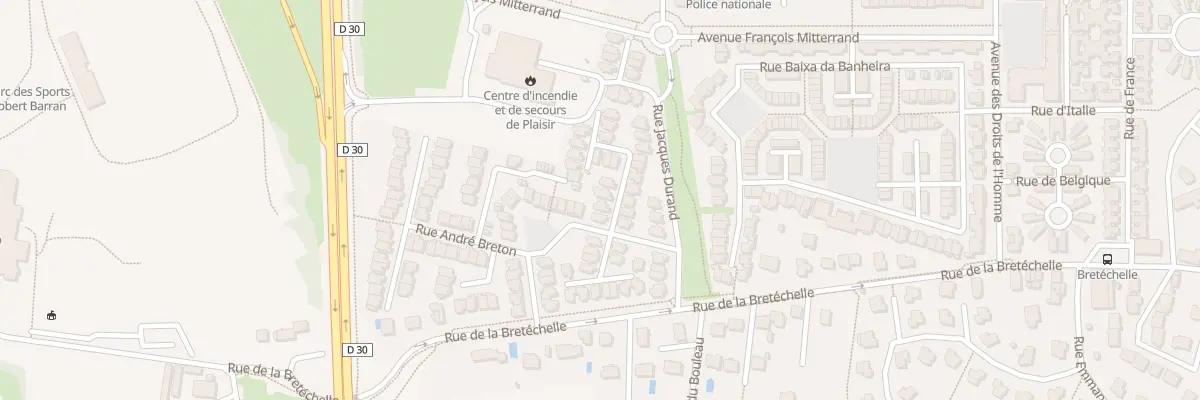 Plan du 39 Rue Jacques Durand à Plaisir